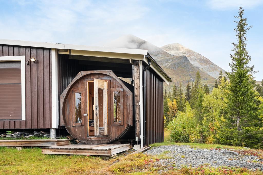 Arkitektritad fjällpärla med garage, bastu och storslagen utsikt – Fjällvägen 50, Borgafjäll bild 3
